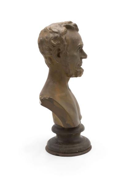 Victorian Small Plaster Lincoln Bust