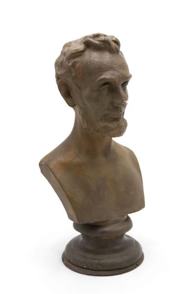 Victorian Small Plaster Lincoln Bust