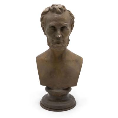 Victorian Small Plaster Lincoln Bust