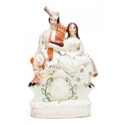 Victorian Staffordshire Porcelain Group