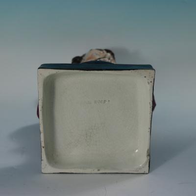 Victorian Staffordshire Pottery Bust of Plato