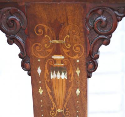 Victorian Style Barrel Inlaid Chair