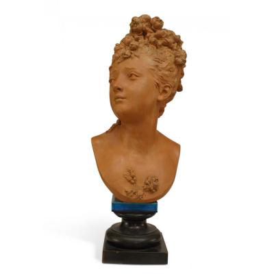 Victorian Terra Cotta Lady Bust