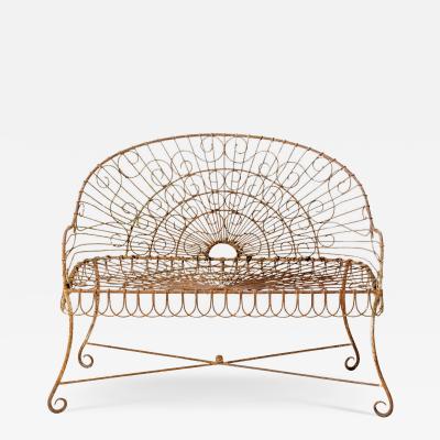 Victorian Wirework Loveseat