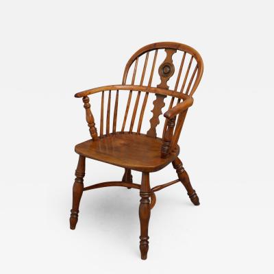 Victorian Yew Wood Windsor Chair