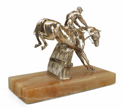 Victorian deskBronze Horse and Jockey