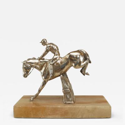 Victorian deskBronze Horse and Jockey