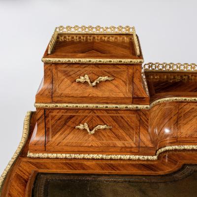 Victorian kingwood and box wood ladies writing table