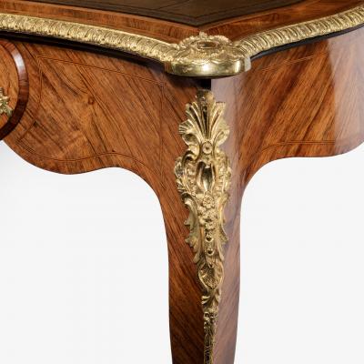 Victorian kingwood and box wood ladies writing table