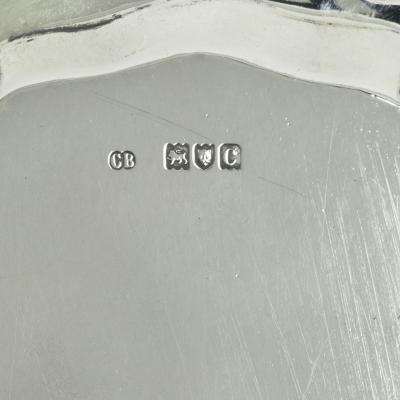 Victorian silver armorial tray presented to Brig General Sir Bertram Portal