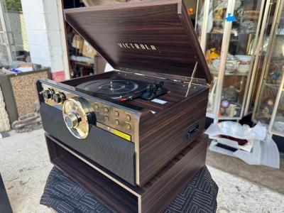 Victrola Entertainment Center and Stand