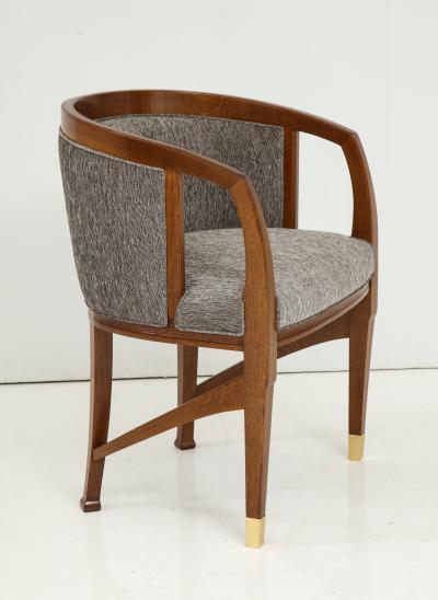 Vienna Secession Side Chair Solid wood with brass Sabots Vienna 1915
