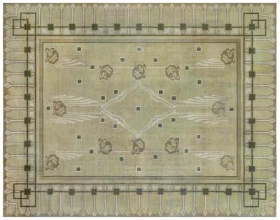 Viennese Secessionist Rug