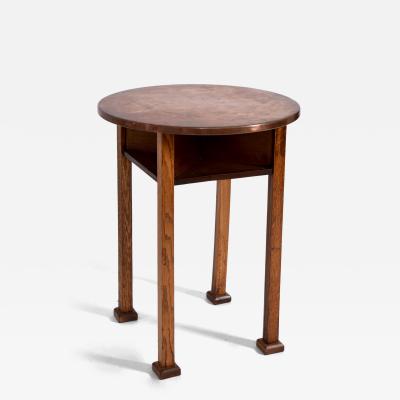 Viennese secession pedestal table 1910s 