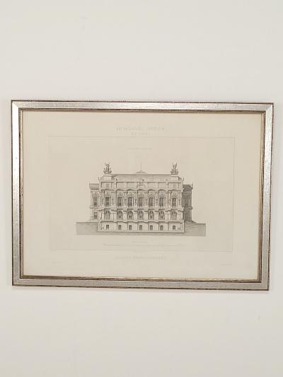 View of the Paris Opera House France 19th century