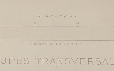 View of the Paris Opera House France 19th century