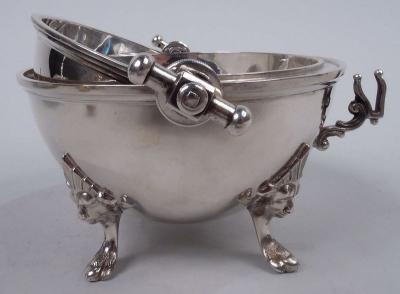 Vilhelm Christensen Danish Classical Silver Butter Dish by Vilhelm Christensen 1890