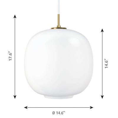 Vilhelm Lauritzen Large Vilhelm Lauritzen VL45 Radiohouse Pendant for Louis Poulsen