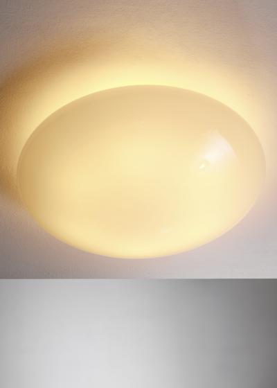 Vilhelm Lauritzen Opaline glass ceiling lamp