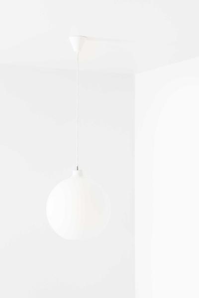 Vilhelm Wohlert Satellit Ceiling Lamp in Opaline Glass by Vilhelm Wohlert 1960s