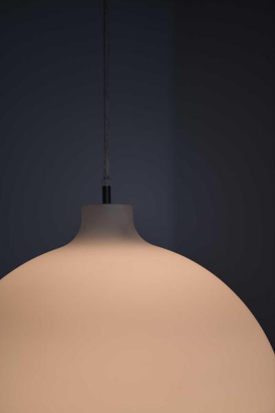 Vilhelm Wohlert Satellit Ceiling Lamp in Opaline Glass by Vilhelm Wohlert 1960s