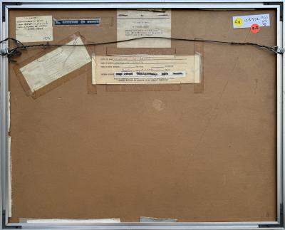 Vincent D Smith Village in Benin Africa African American Artist Paints Africa in the 1970s