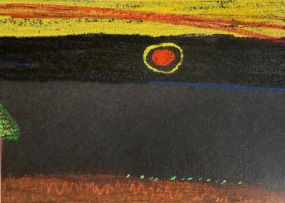 Vincent D Smith Village in Benin Africa African American Artist Paints Africa in the 1970s