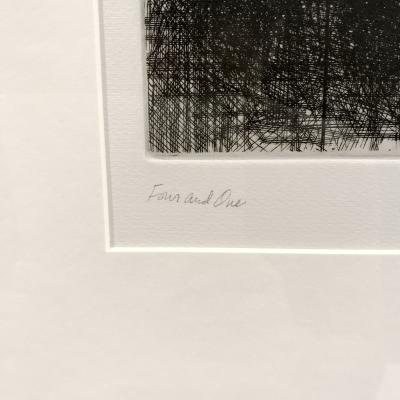 Vincent John Longo FOR AND ONE FRAMED ETCHING