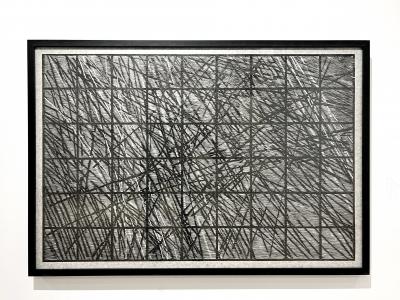 Vincent John Longo ORIGINAL 1960S ETCHING ON PARCHMENT