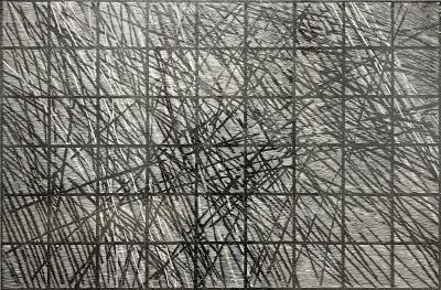 Vincent John Longo ORIGINAL 1960S ETCHING ON PARCHMENT
