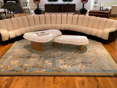 Vincent van Gogh Ege Art Line Modern Carpet Cherry Blossom Rug Signed