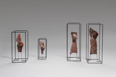 Vinicio Venturi Vinicio Venturi Framed abstract sculptures in pigmented plaster Italy 2022