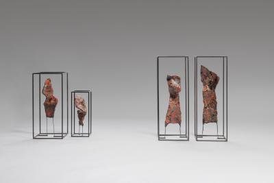 Vinicio Venturi Vinicio Venturi Framed abstract sculptures in pigmented plaster Italy 2022