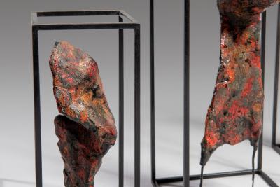 Vinicio Venturi Vinicio Venturi Framed abstract sculptures in pigmented plaster Italy 2022