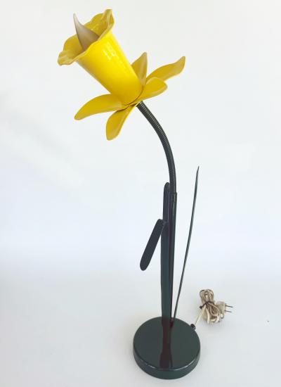 Vintage 1980s Mike Bliss Dafoldil Desk Table Lamp Original Wiring