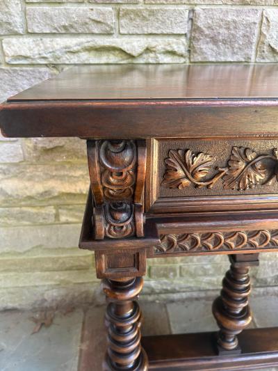 Vintage 20th Century Antique Renaissance Revival Console Table