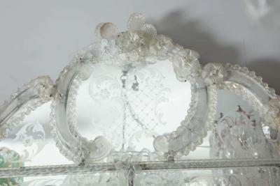 Vintage 20th Century Ornate Italian Mirror