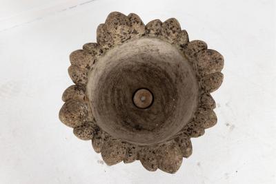 Vintage Acanthus Leaf Pedestal Planter for Garden