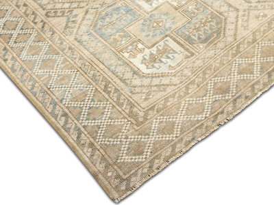 Vintage Afgan Beshir Rug 74 x 96 