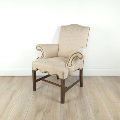 Vintage Armchair in the Georgian Style U S A circa 1970