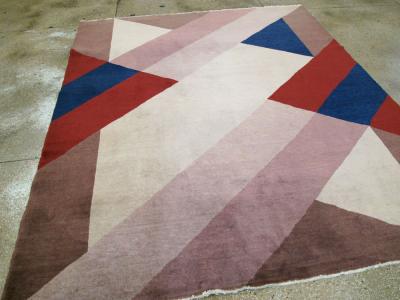 Vintage Art Deco Chinese Rug
