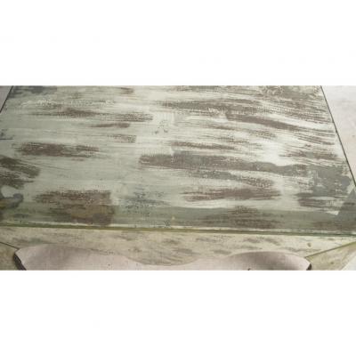 Vintage Art Deco Mirrored Glass Cocktail Table