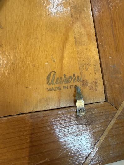 Vintage Aurora Made in Italy Wooden Picture Frame