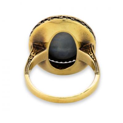 Vintage Australian Opal Ring 14K Yellow Gold