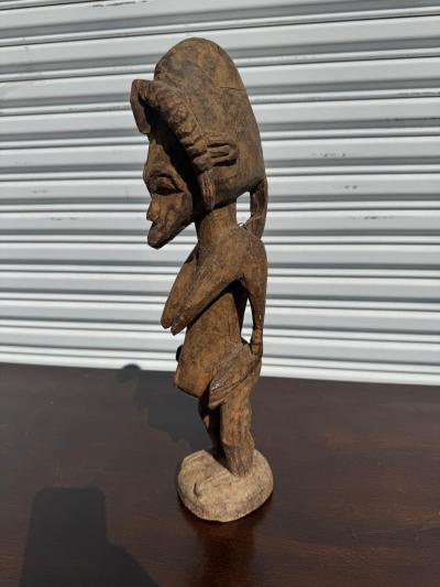 Vintage Baule Wood Fertility Sculpture