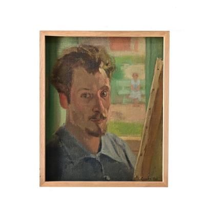 Vintage Belgian Oil on Canvas Signed Luyckx