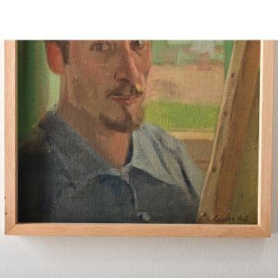 Vintage Belgian Oil on Canvas Signed Luyckx