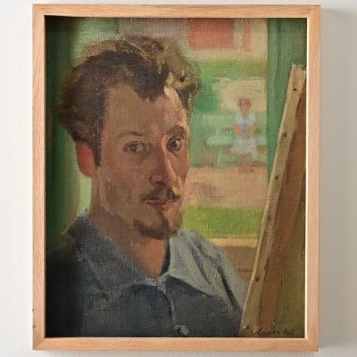 Vintage Belgian Oil on Canvas Signed Luyckx