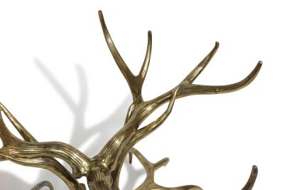 Vintage Brass Antler Table Base by Arthur Court