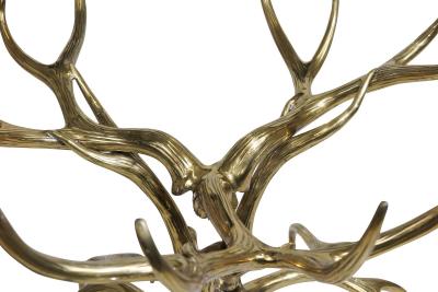 Vintage Brass Antler Table Base by Arthur Court
